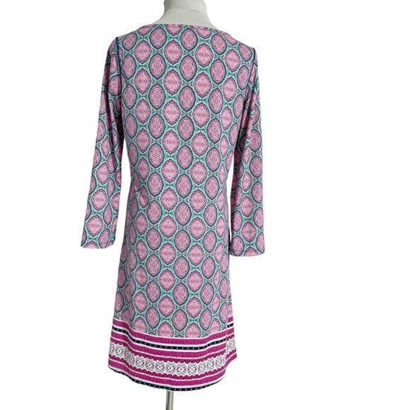 Cabana Life Size Small Dress Long Sleeve SPF UPF Beach Vacation - Picture 3 of 6